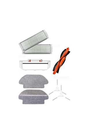 Xiaomi Mop Pro Robot Süpürge Uyumlu 9'lu Yedek Parça Seti